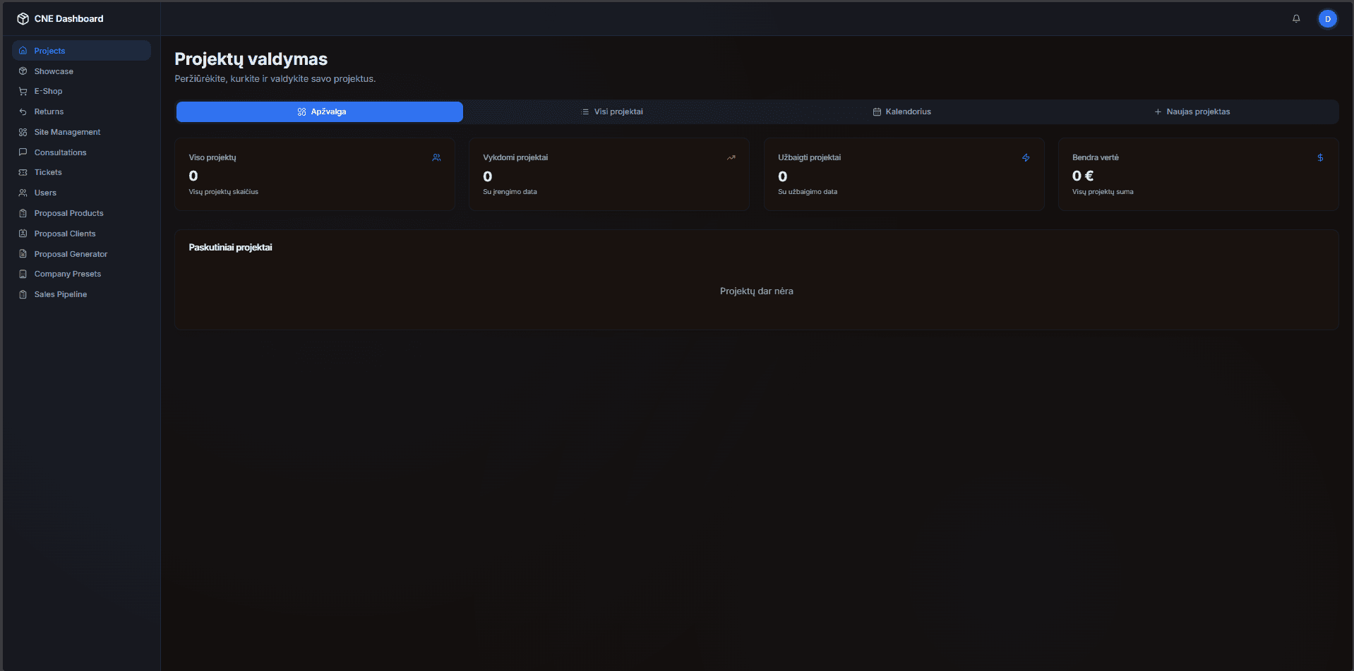 Dashboard Preview